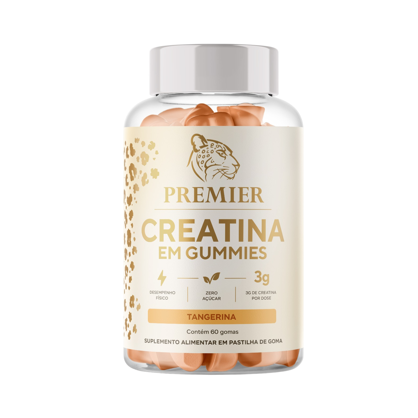 Creatina em Gummies sabor Tangerina